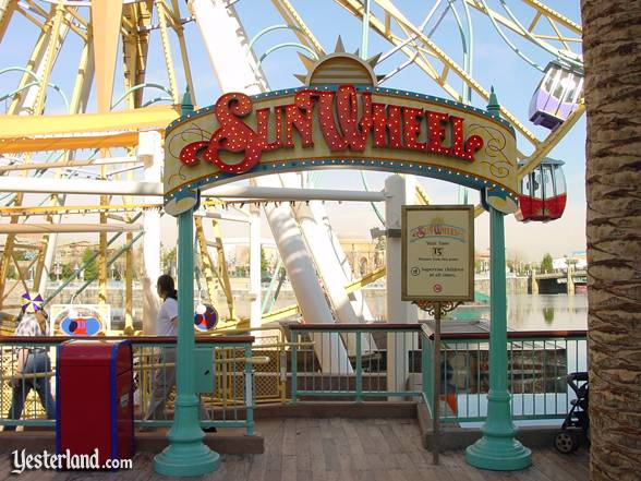 Sun Wheel photo for Yesterland article