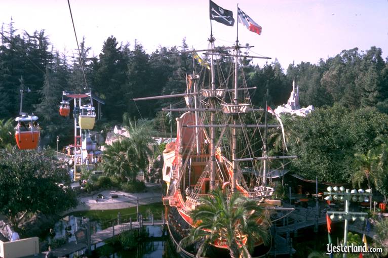 Pirate Ship at Disneyland in 1974