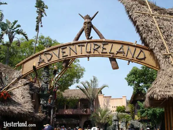 entrance to Adventureland at Disneyland