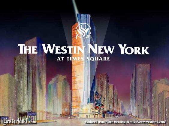 Screen capture of Flash opening at Westin New York website