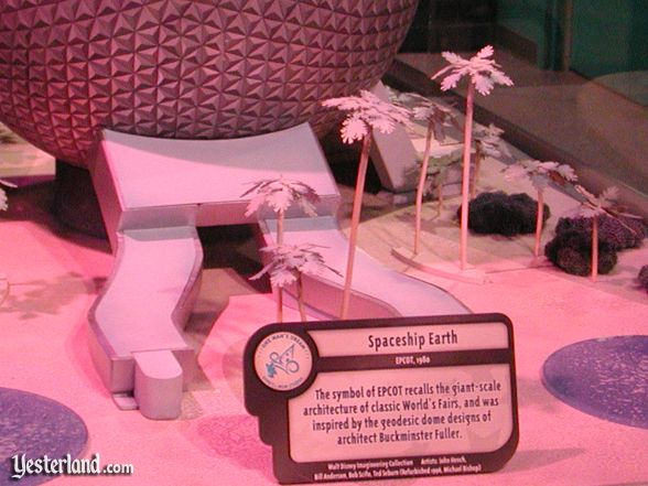 Spaceship Earth model at One Man’s Dream at Disney’s Hollywood Studios