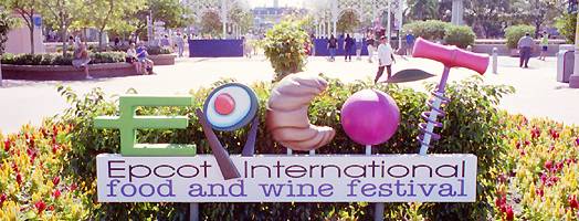 Photo of Food and Wine Festival sign
