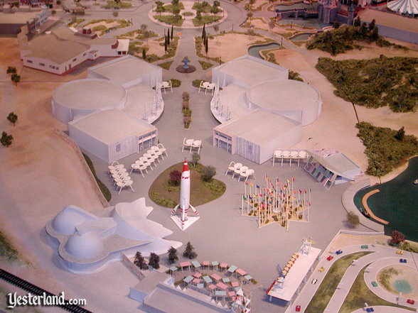 Photo of the Moonliner in the 1955 model at Disneyland - The First 50 Magical Years