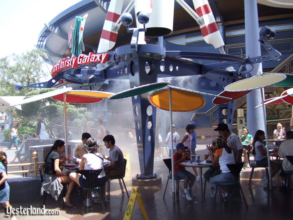 Photo of refreshment seating at the new Moonliner
