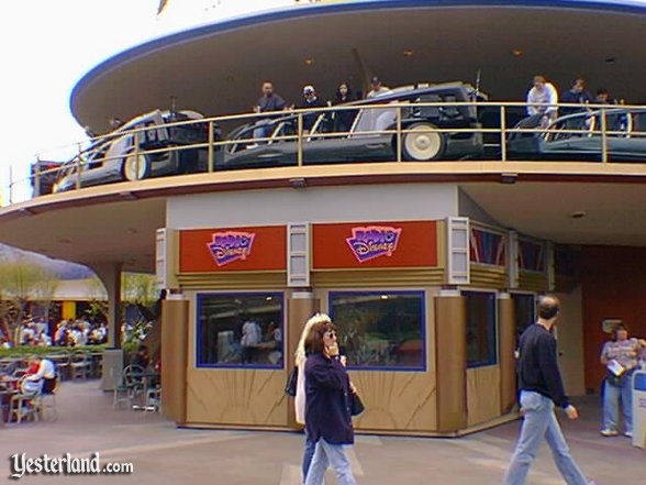 Photo of Rocket Rods load area above Radio Disney booth
