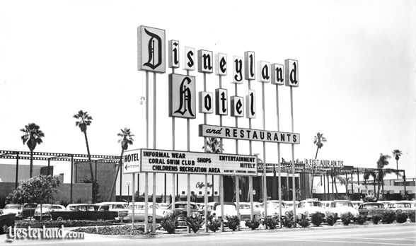 Disneyland Hotel publicity photo from the 1950s