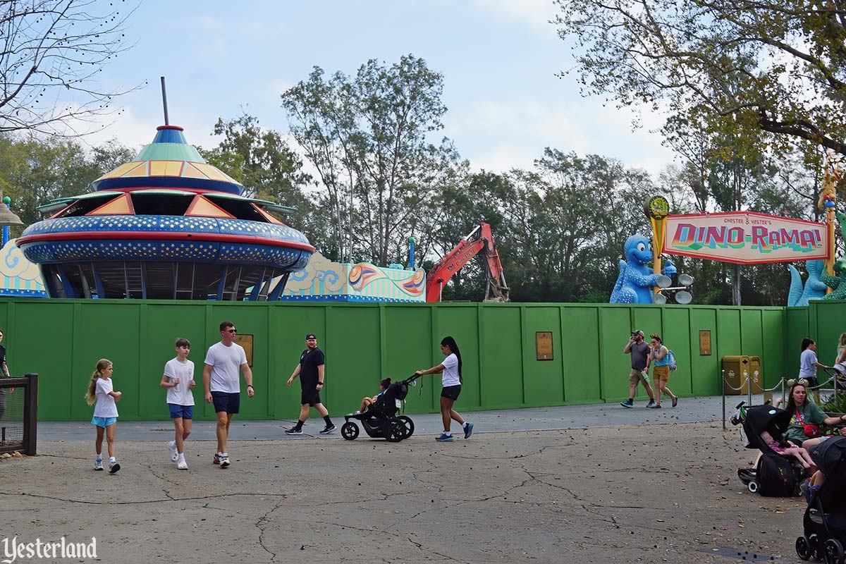 Demolition of TriceraTop Spin at Disney’s Animal Kingdom
