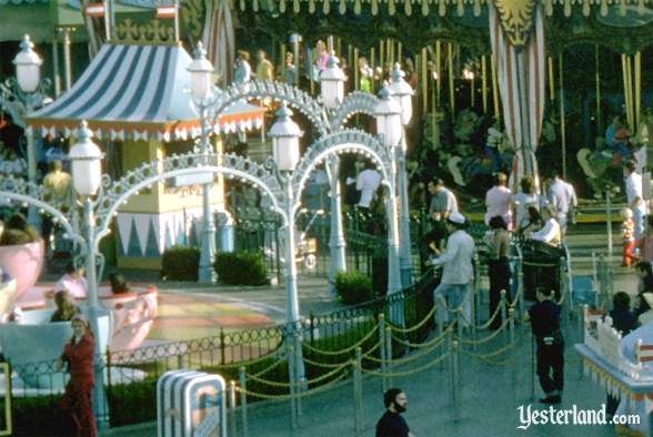 Photo of Fantasyland in 1974 (detail)