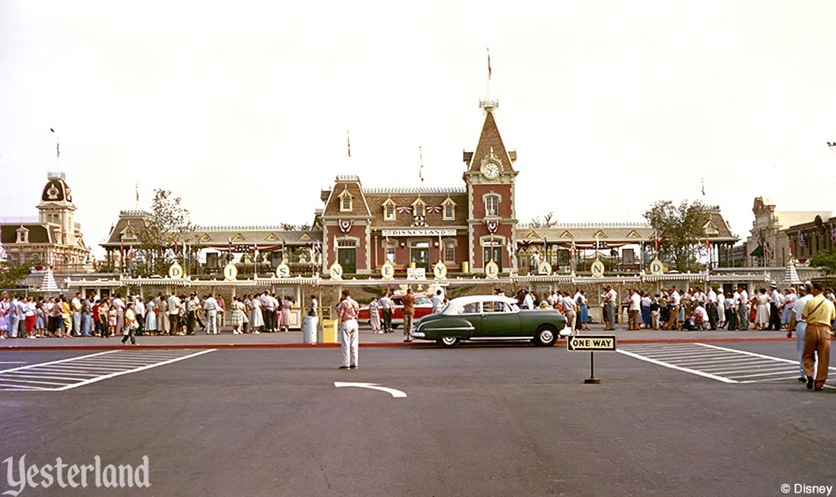 Disneyland in 1955