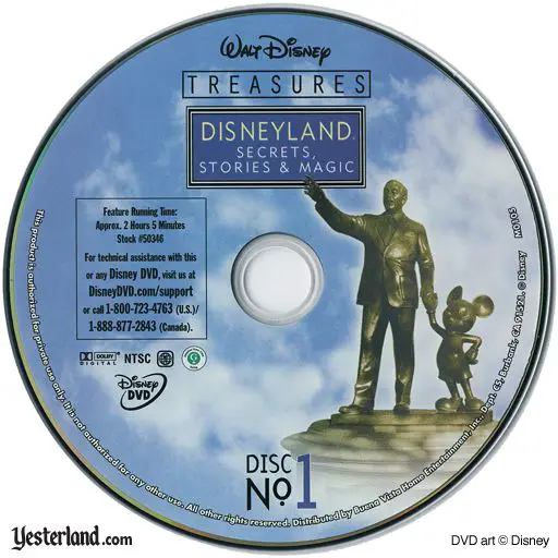 Scan of Disneyland: Secrets, Stories & Magic, disc 1