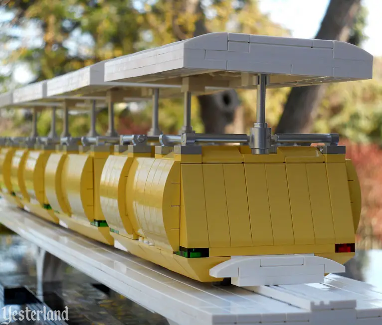 LEGO model of Disneyland’s PeopleMover