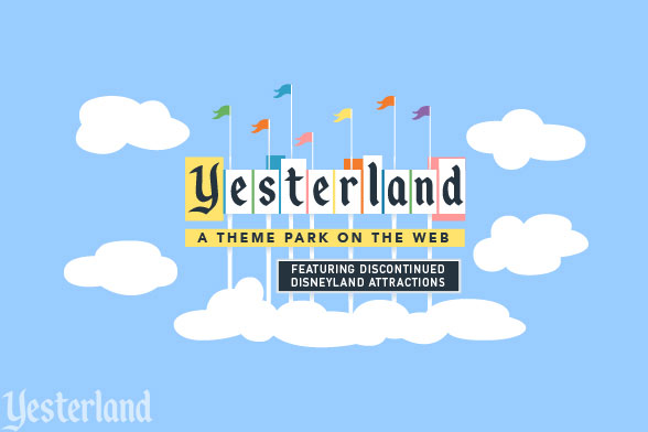 Yesterland logo based on Disneyland’s iconic Harbor Blvd. sign