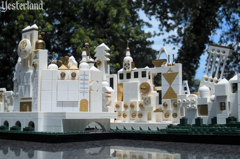LEGO model of Disneyland’s “it’s a small world”