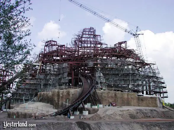 Photo of Expedition Everest under construction at Disney's Animal Kingdom: 2004 by Werner Weiss