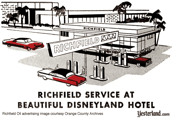 Richfield Oil Co. advertising for Disneyland 1955