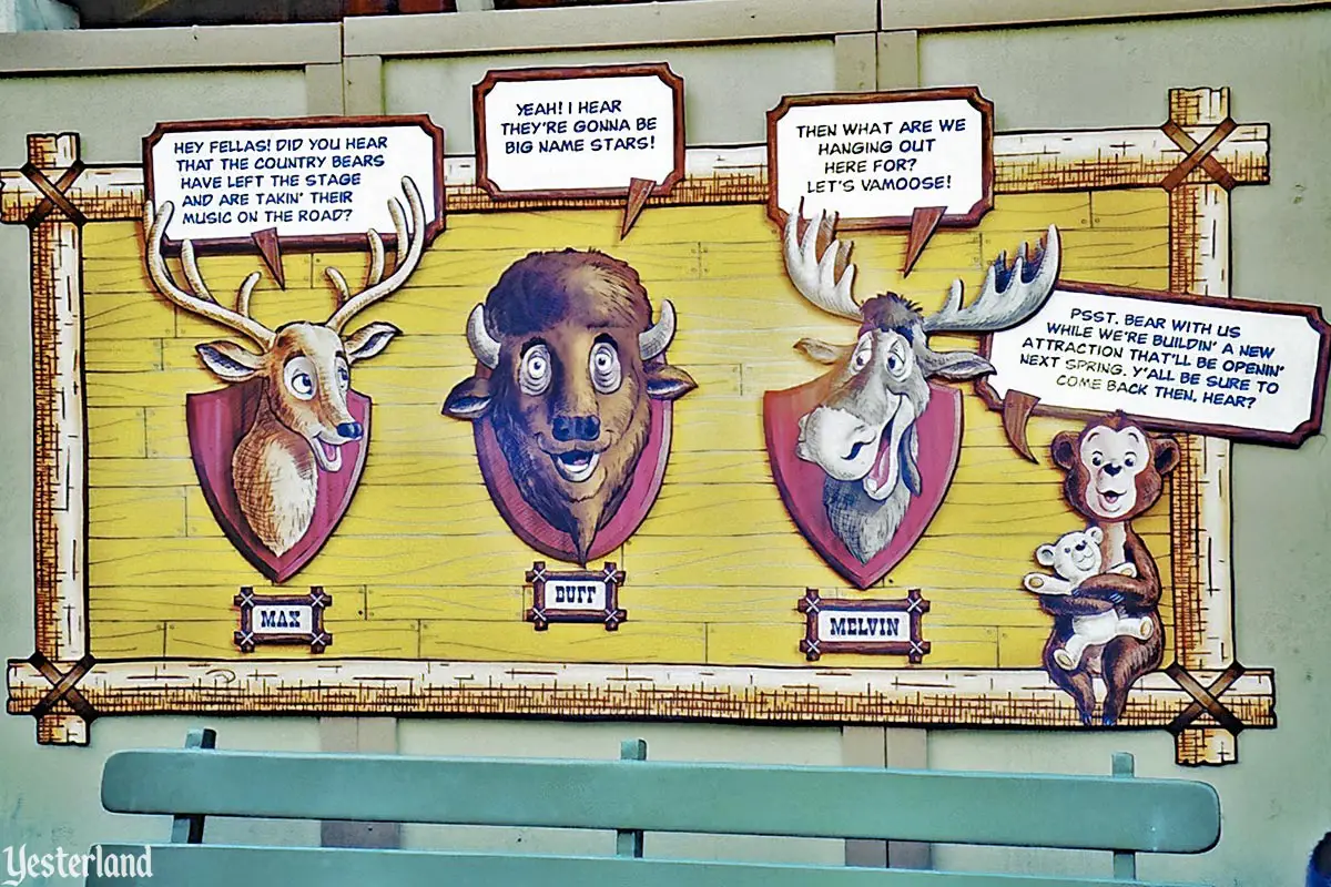 Construction wall for Winnie the Pooh ride