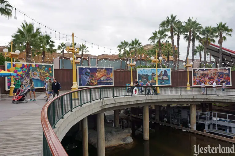 Billboards of Pixar Pier at Disney California Adventure
