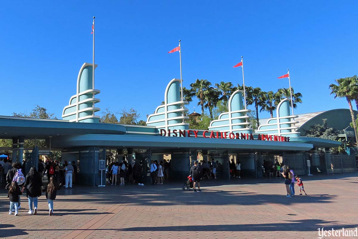 Entrance at Disney California Adventure, 2022