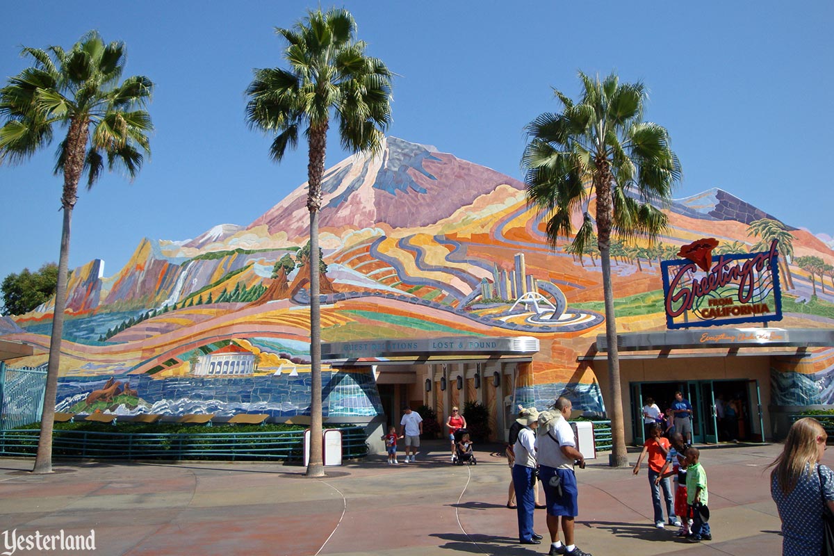 California Mural at entrance to Disney's California Adventure