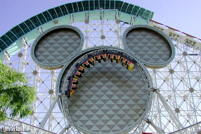 The Mickey Head on California Screamin’ at Disney's California Adventure