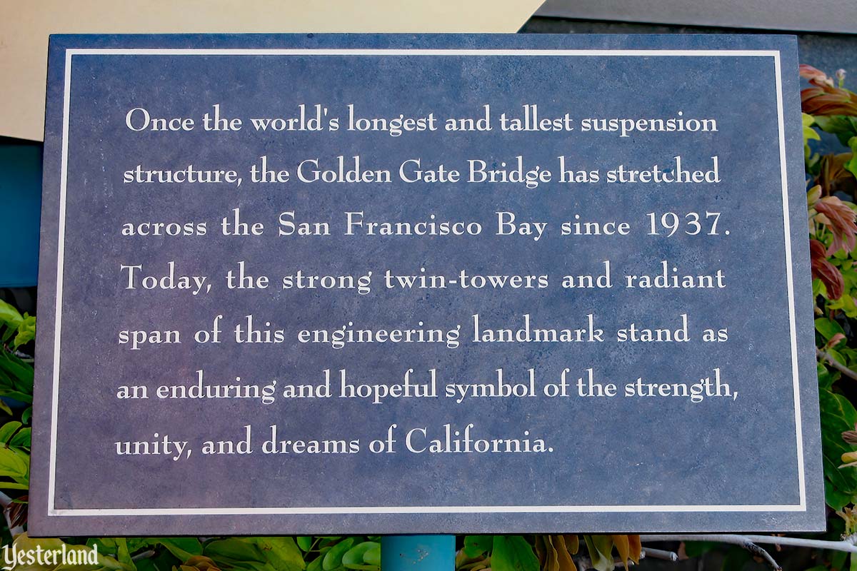 Golden Gate Bridge at Disney's California Adventure