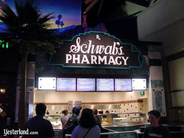 Photograph of Schwabs Pharmacy at Hollywood & Dine