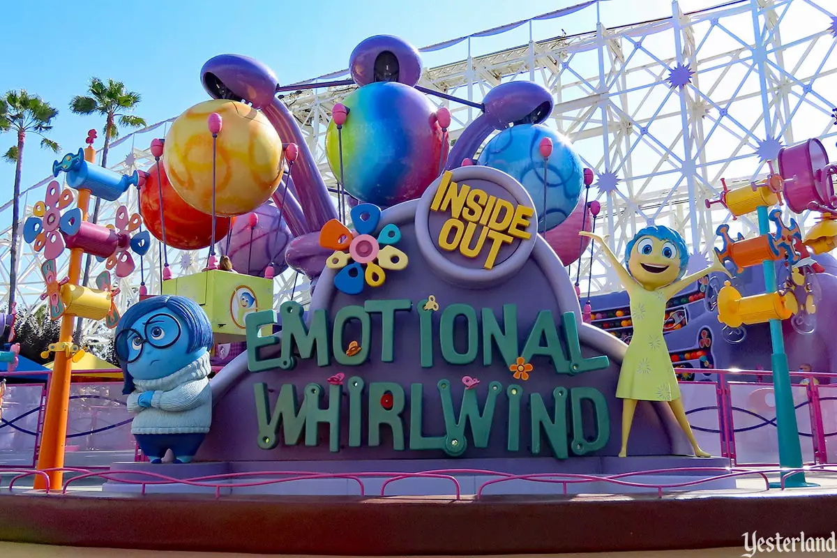 Inside Out Emotional Whirlwind at Disney California Adventure