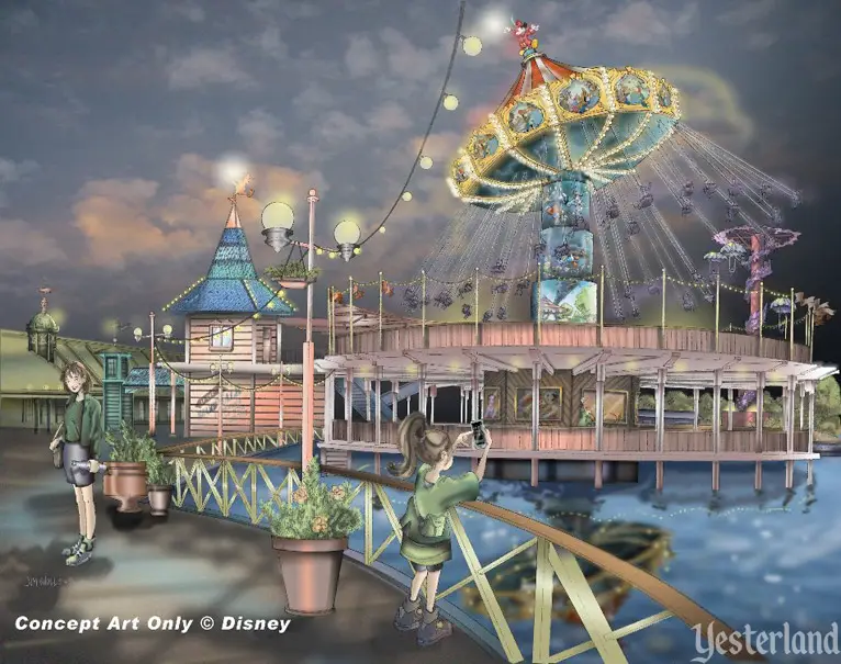 Disney concept art for Silly Symphony Swings