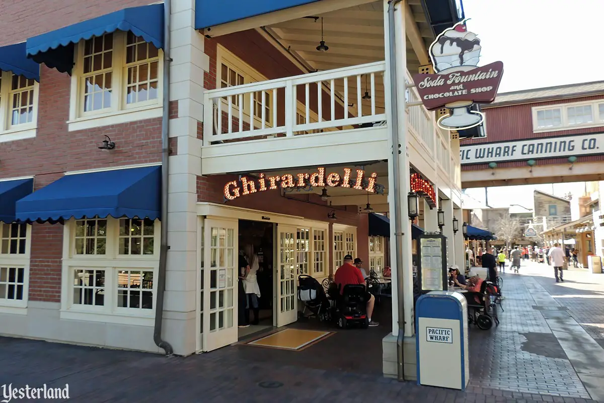 Ghirardelli Soda Fountain and Chocolate Shop at Disney California Adventure