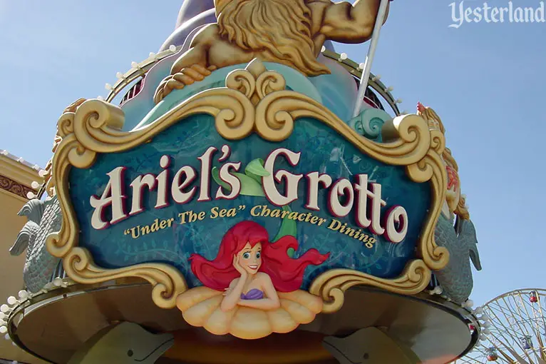 Ariel's Grotto at Disney's California Adventure, 2003