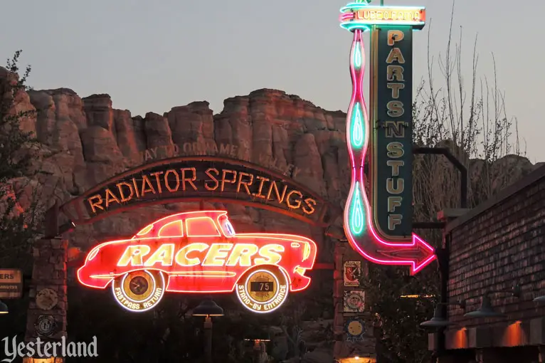 Lube-O-Rama in Cars Land at Disney California Adventure