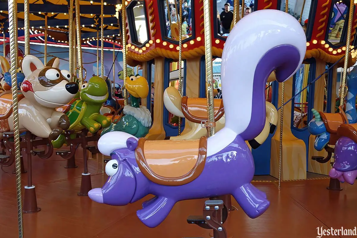 Jessie’s Critter Carousel at Disney California Adventure