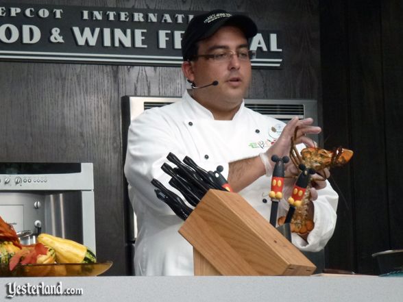 Culinary demo, Epcot Food and Wine Festival, 2011