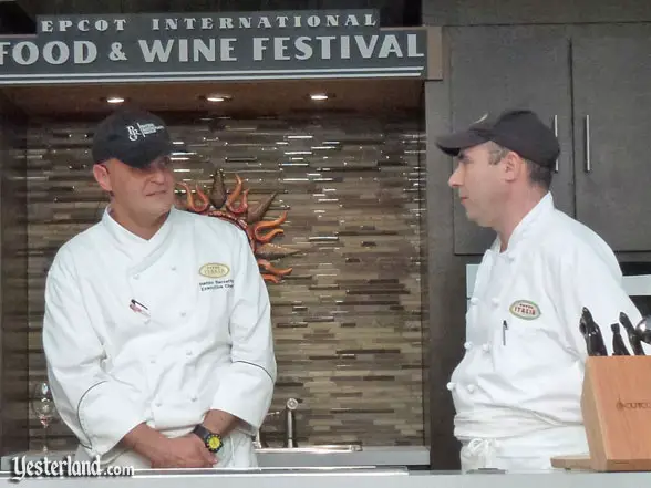 Culinary demo, Epcot Food and Wine Festival, 2012