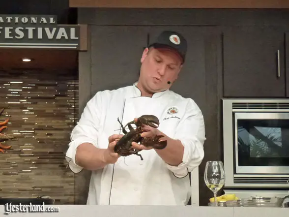 Culinary demo, Epcot Food and Wine Festival, 2012