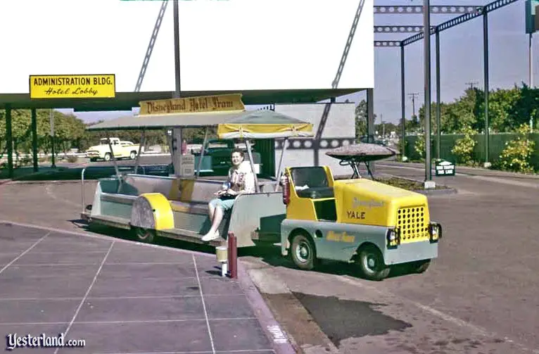 Disneyland Hotel tram history image