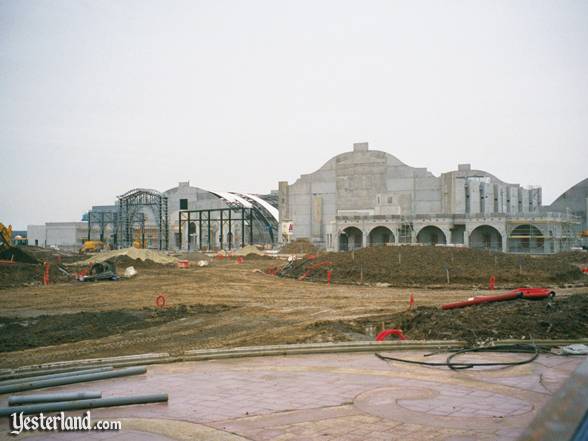 Walt Disney Studios Park under construction