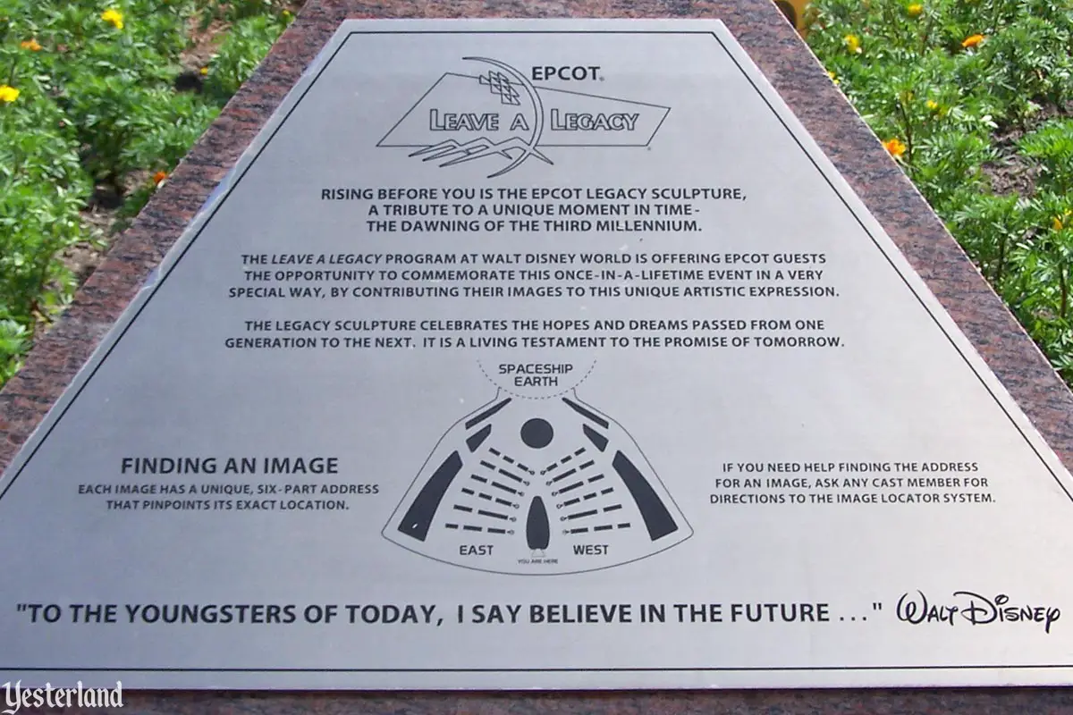 Leave A Legacy at Epcot