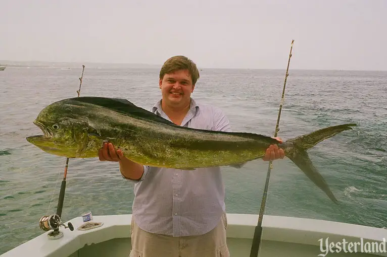 54-inch, 34-pound female dolphinfish off the coast of Jamaica