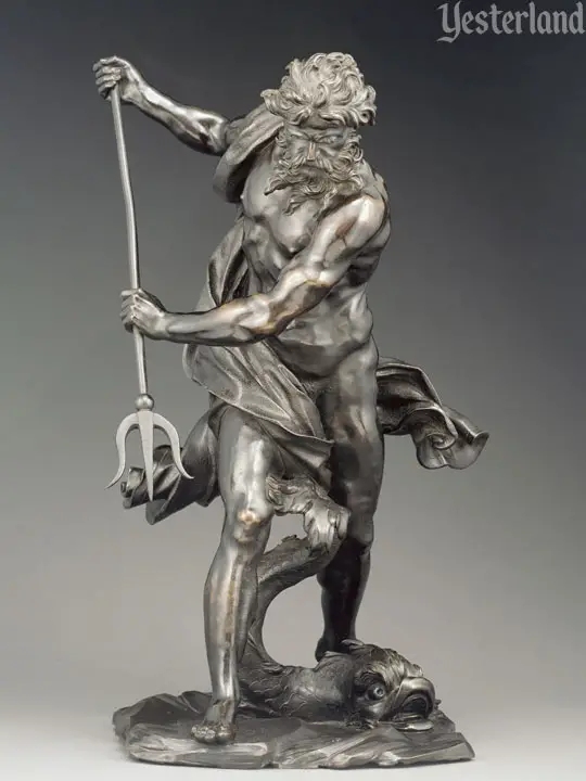 Neptune with Dolphin, after Bernini