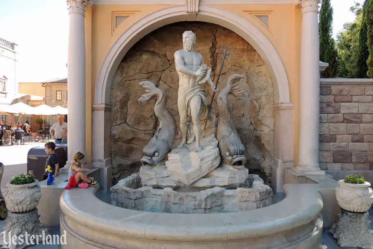 Neptune at Epcot and his Relatives in Rome