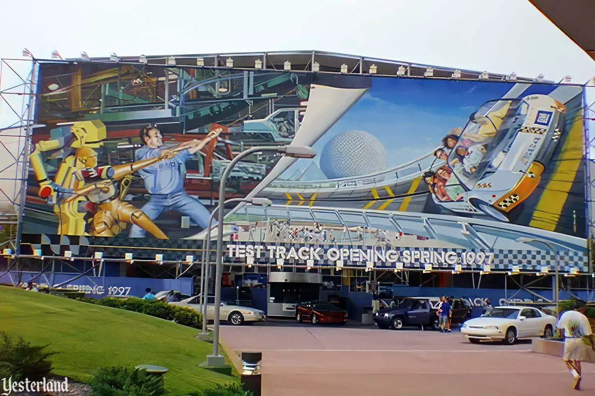 The original Test Track at Epcot