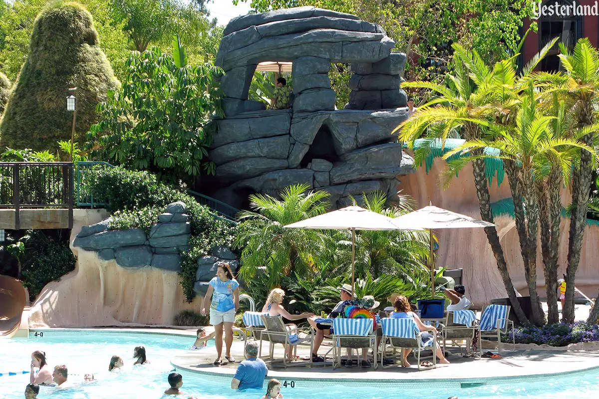Skull Rock at Disneyland Hotel’s Never Land Pool