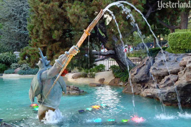 Ariel sculpture close-up at Triton’s Garden, Disneyland:  2008, Chris Bales