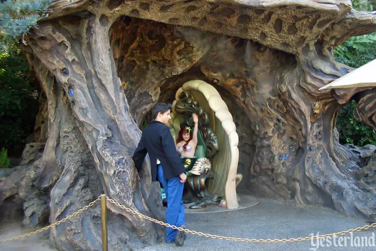 Ariel emerging at Triton’s Garden, Disneyland: 2003, by Allen Huffman