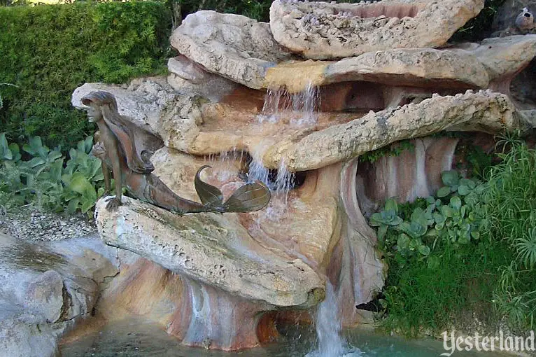Ariel sculpture at Triton’s Garden, Disneyland: 2003, by Allen Huffman