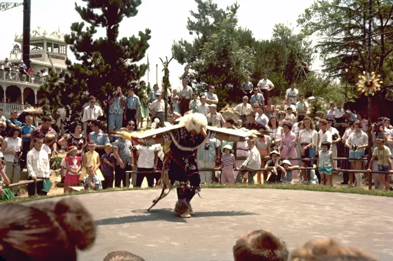 Ceremonial Dance Circle at Frontierland Indian Village, Disneyland