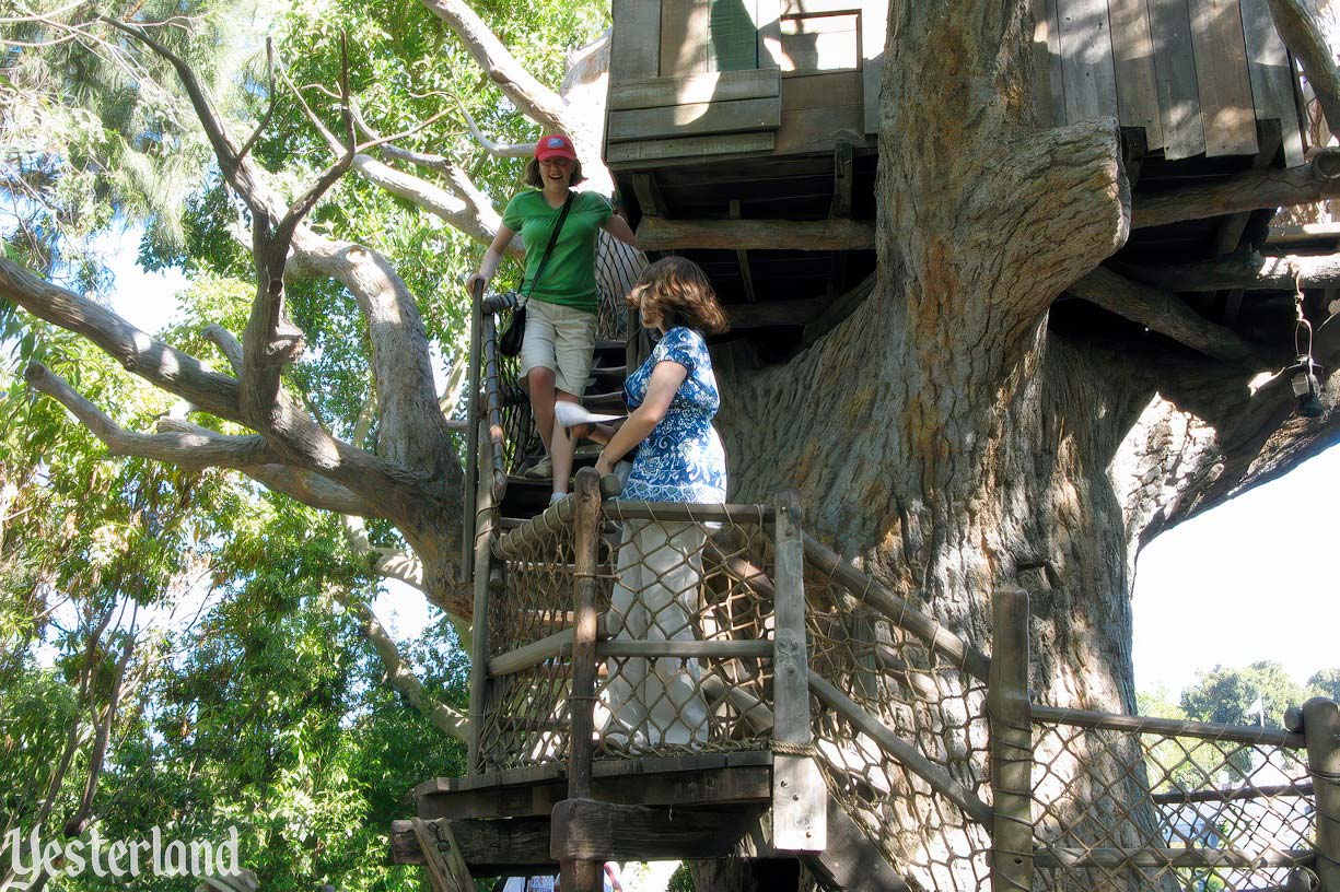 Tom and Huck’s Tree House on Tom Sawyer Island at Disneyland Park