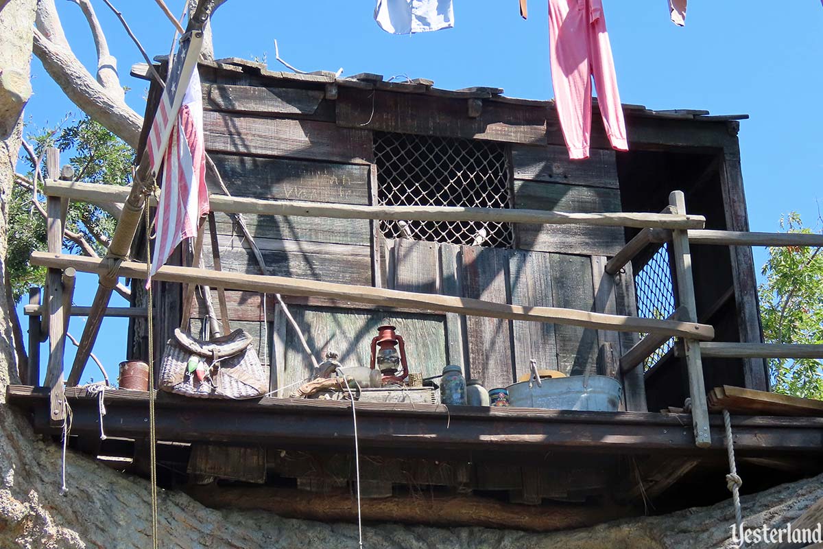 Tom and Huck’s Tree House on Tom Sawyer Island at Disneyland Park