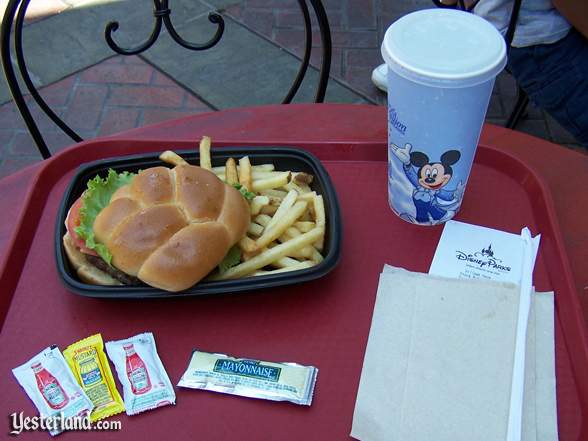 a counter-service lunch at Disneyland